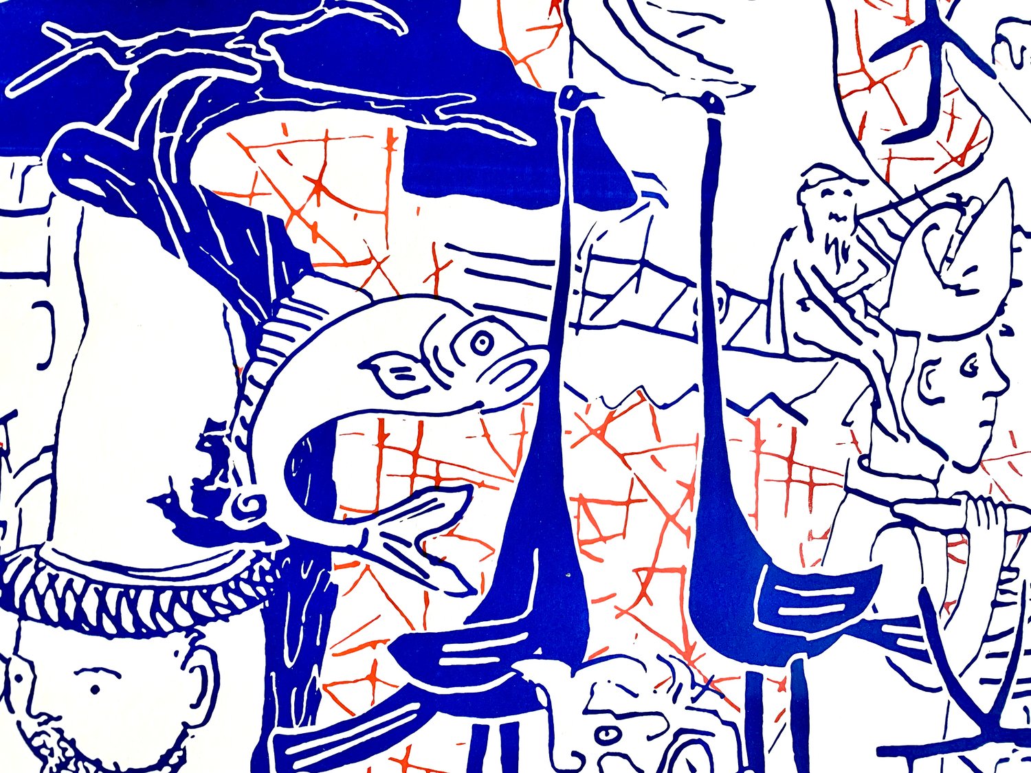 Image of drawing-artefacts-modular-pattern #4