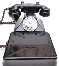 Image 3 of GPO Art Deco Bakelite 162 Dial Telephone +  BS2625 Bellset