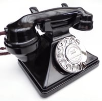 Image 2 of GPO Art Deco Bakelite 162 Dial Telephone +  BS2625 Bellset