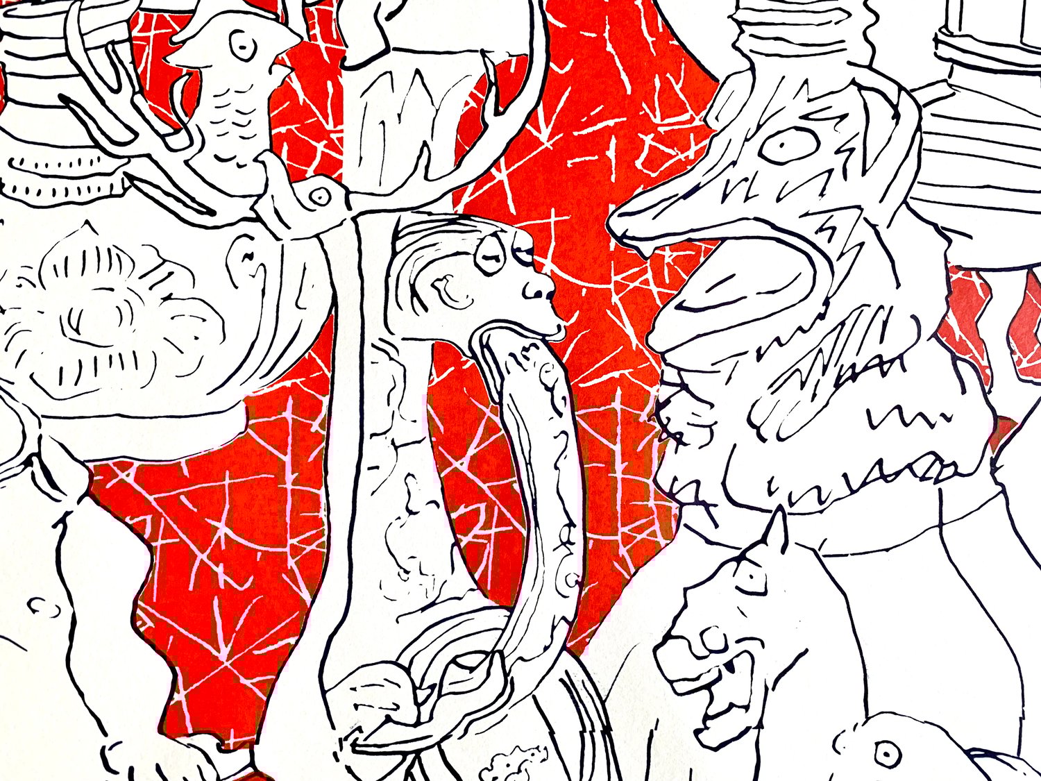 Image of drawing-artefacts-modular-pattern #5