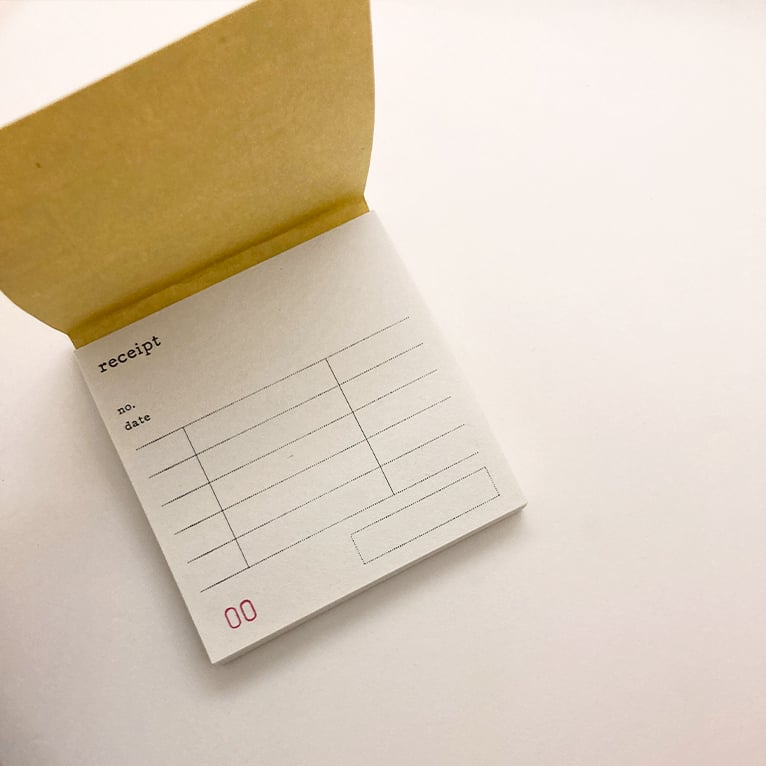 Image of Classiky - Drop Around Receipt Pad