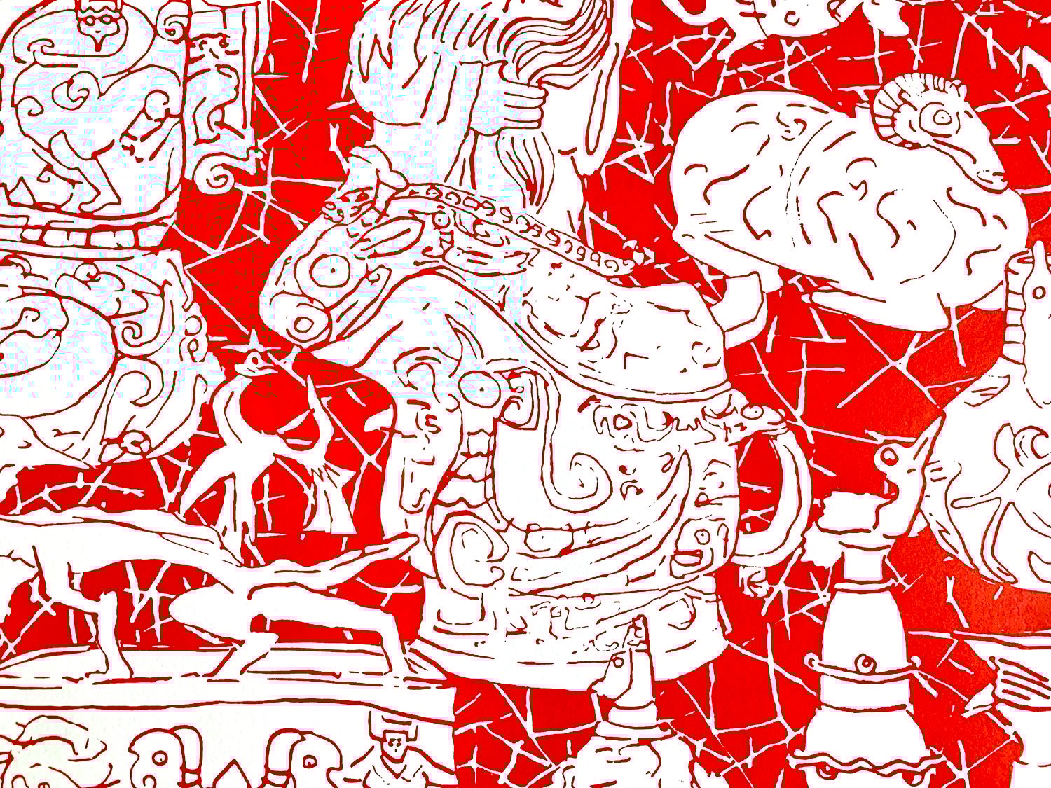 Image of drawing-artefacts-modular-pattern #8