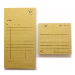 Image of Classiky - Drop Around Receipt Pad