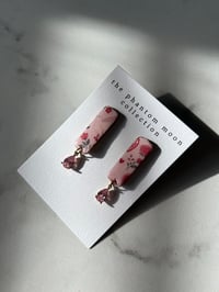 Image 3 of The 'Tonya Sue' in Dove & Floral Studs