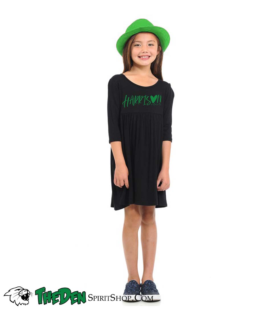 Image of YOUTH Jersey Dress, BLACK