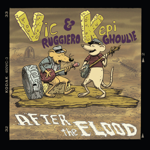 Image of Vic Ruggiero & Kepi Ghoulie - After The Flood LP (blue vinyl) 