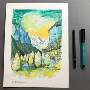 Lauterbrunnen A3 print