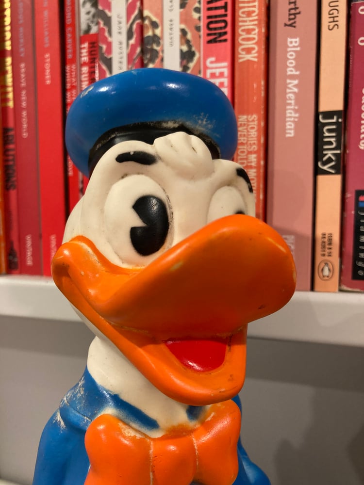 Image of Vintage rubber Donald Duck