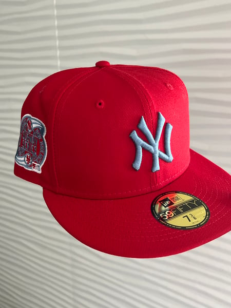 Image of Red New York Yankees Fitted Hats