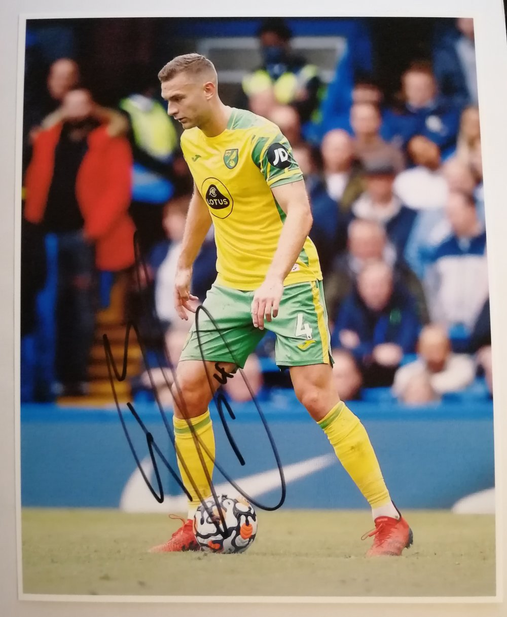 Ben Gibson Norwich City Football Signed