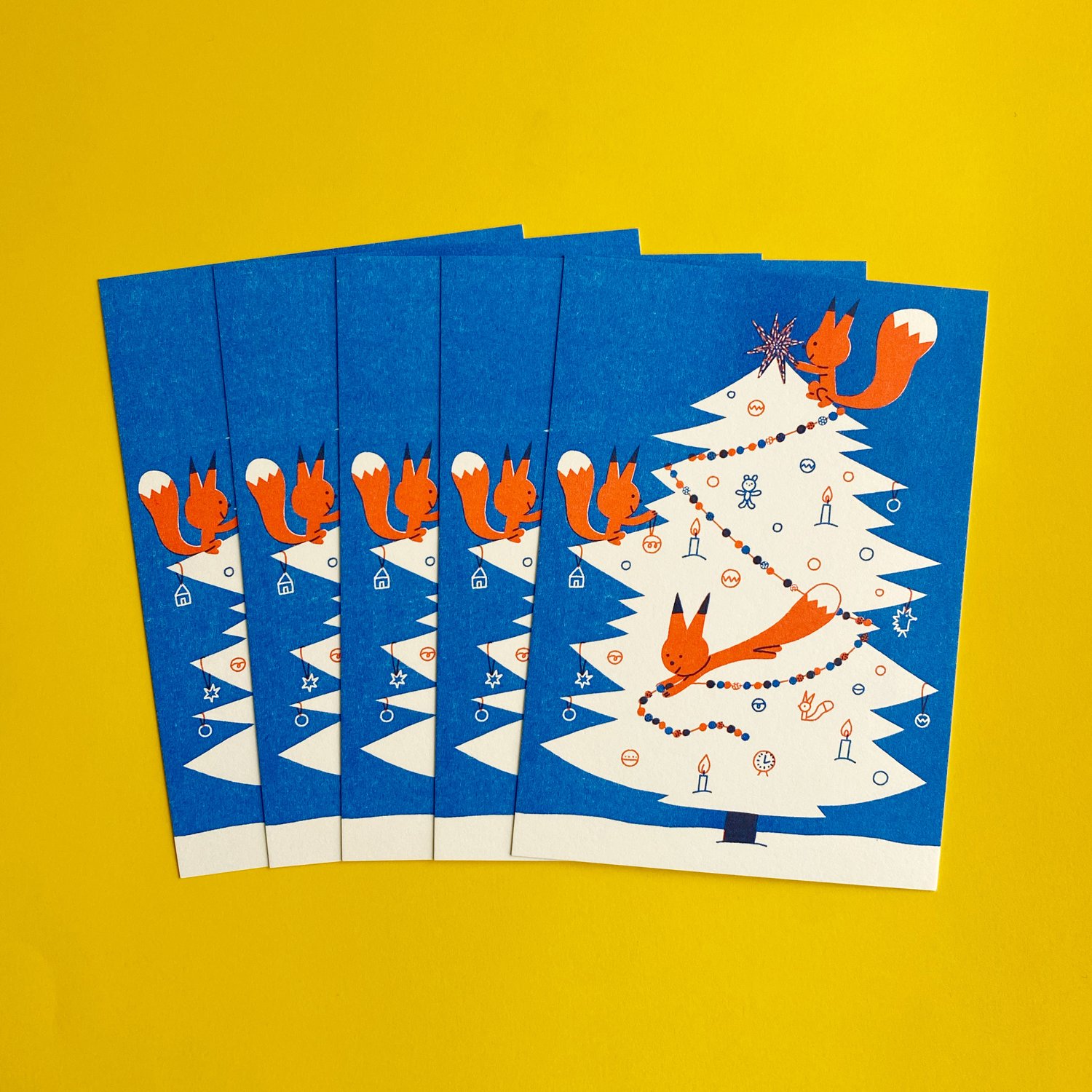 Christmas Tree postcard pack