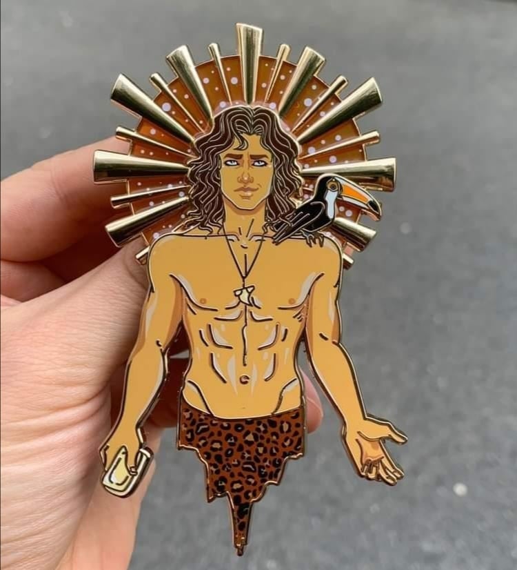 Image of St. George of the Jungle pin 
