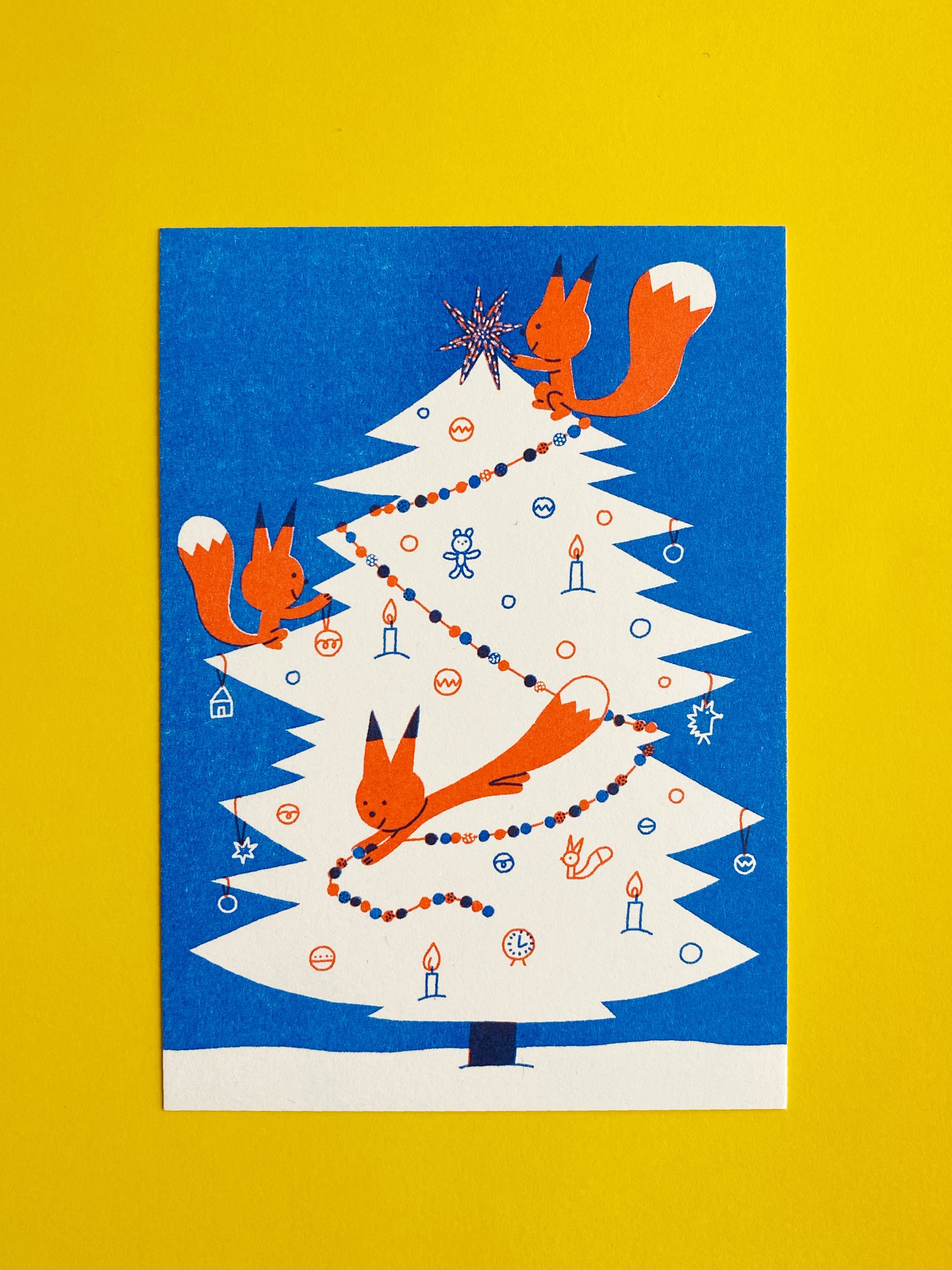 Christmas Tree postcard