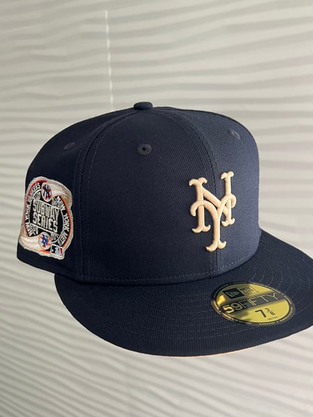 Image of Peach UV NY Mets Fitted Hats