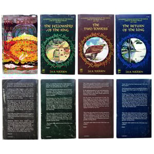 Heroic Tales - JRR Tolkien: The Hobbit + The Lord of the Rings Trilogy 1970's Boxed Set
