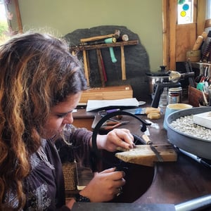 Image of 1:1  Stone setting ring workshop 