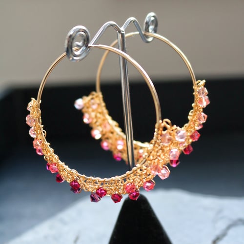 Image of GLAMHOOPS - Pink Haze