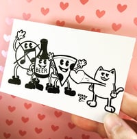 Old Timey Clitty Cat Stickers
