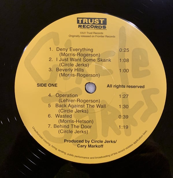 Image of Circle Jerks – "Group Sex" Lp (40th Anniversary)