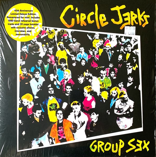 Image of Circle Jerks ‎– "Group Sex" Lp  (40th  Anniversary)