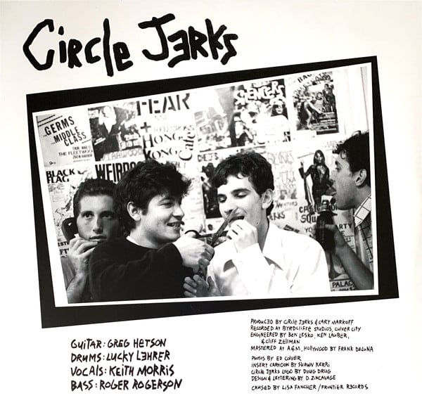 Circle Jerks ‎– Group Sex Lp 40th Anniversary Velted Regnub Mailorder