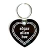 Edgar Allan Hoe Heart Keychain