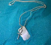 Image 1 of Eternity Dog Tag Necklace (925 Sterling Silver)