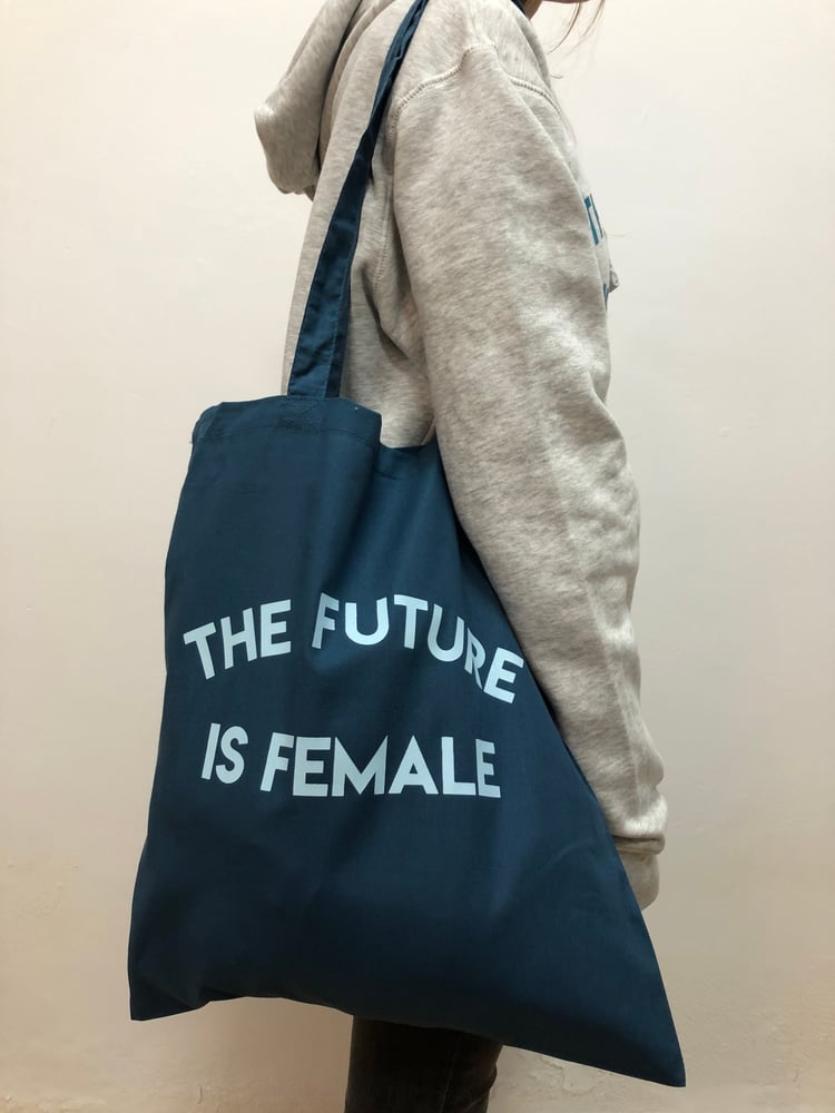 Image of Totebag FUTURE IS FEMALE blava