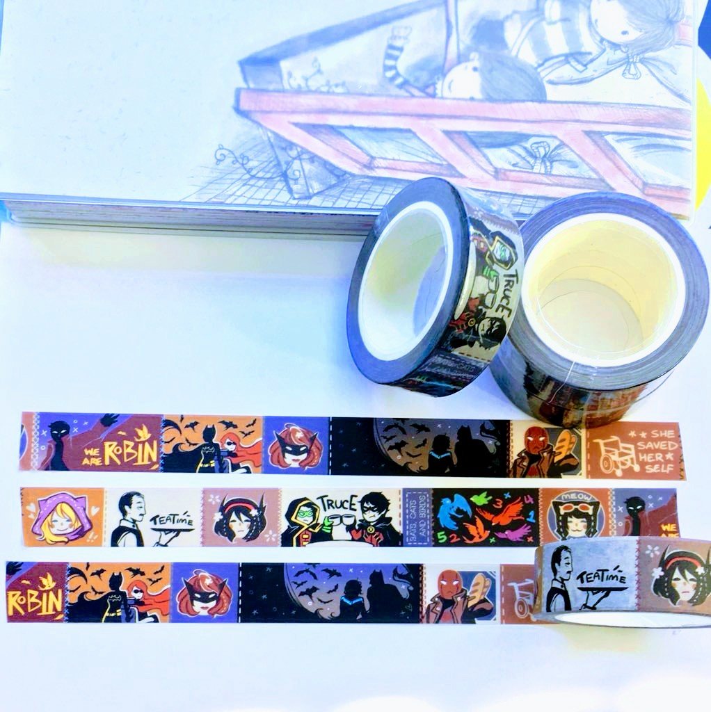 Batfam Washi Tape