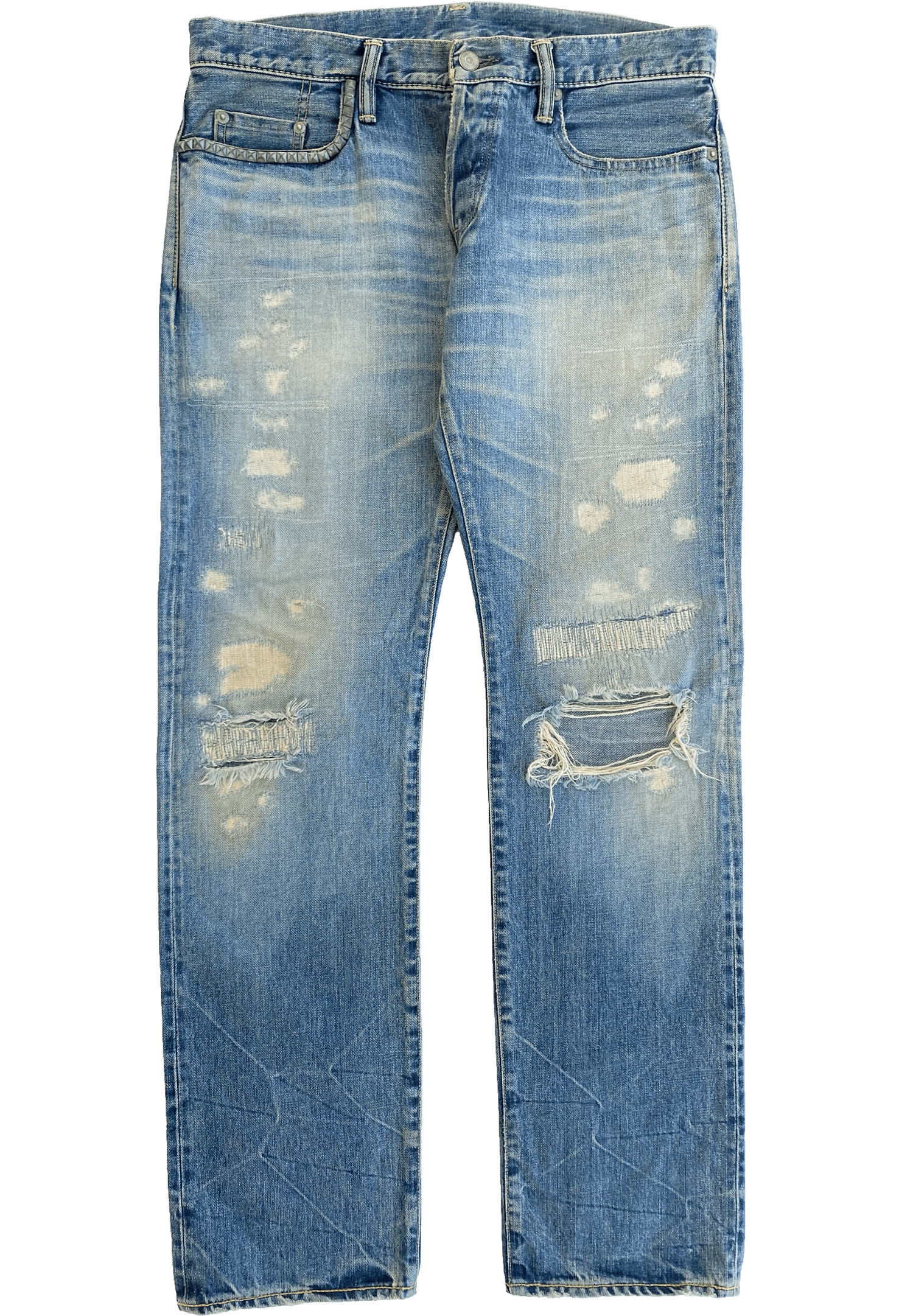 Hysteric Glamour Studded Pocket Repair Denim