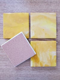 Image 2 of Yellow Fire Coasters