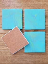 Image 2 of Blue Burst Coasters