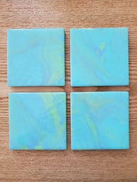 Image 1 of Blue Burst Coasters
