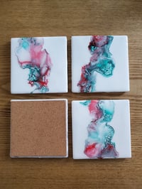 Image 2 of Crimson and Green Coasters
