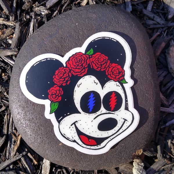 Image of Dead Mouse Sticker