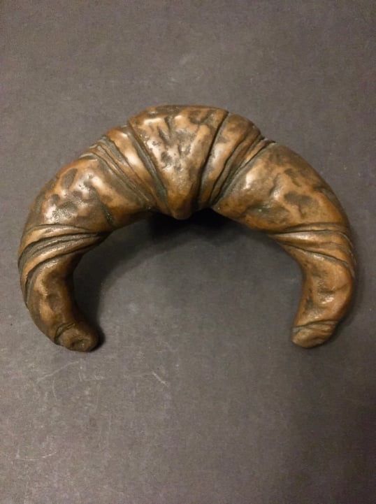 Image of Bronze "Croissant" Door Handle