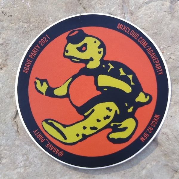 Image of Agave Party Turtle Sticker