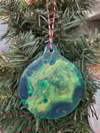Green Gold Ornament