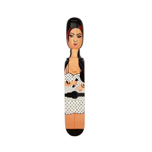 Door Stop 'Amie' Hand Painted Wood
