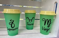 Zodiac Hot Color Changing Cup (earth sign)