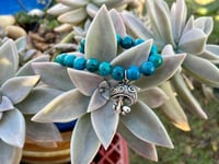 Image 1 of Turquoise Mushroom Charm Bracelet