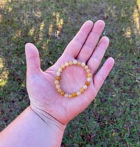 Image 2 of Citrine Beaded Bracelet (Small)
