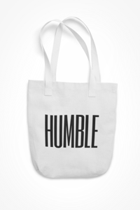 White HUMBLE Mini Tote Bag 