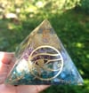 Eye of Horus Crystal Orgone Pyramid 