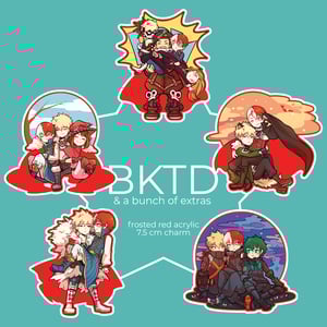 BakuTodo & Friends Charms