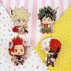 BnHA Fantasy AU Enamel Pins