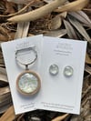 Forest Earrings and Key Ring Set by Barker and Bobbin