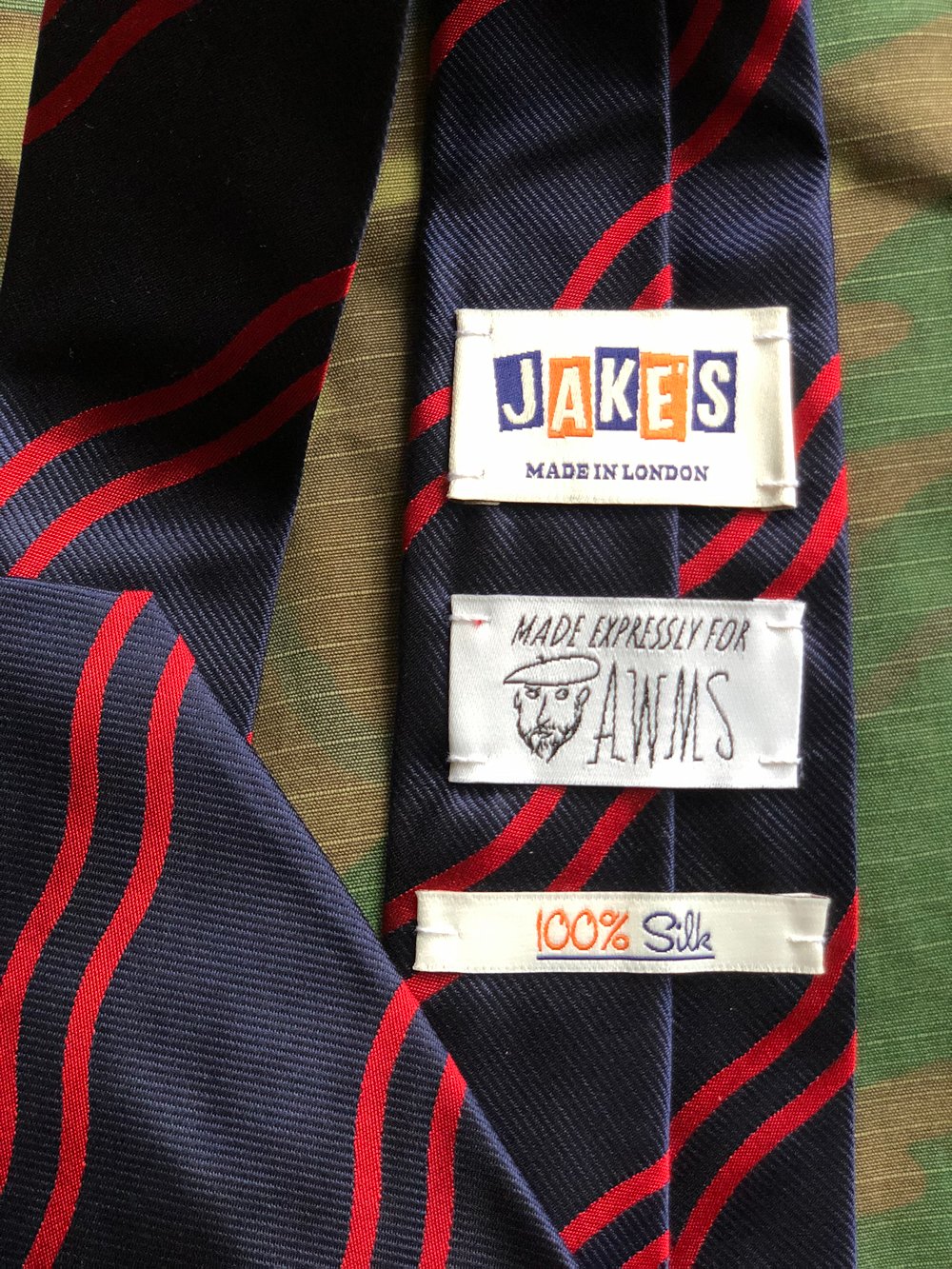 JAKE'S x AWMS WAVY IVY TIE