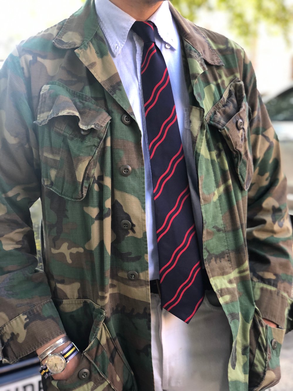 JAKE'S x AWMS WAVY IVY TIE