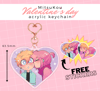 [ PRE-ORDER ] Mitsukou Valentine's day acrylic keychain